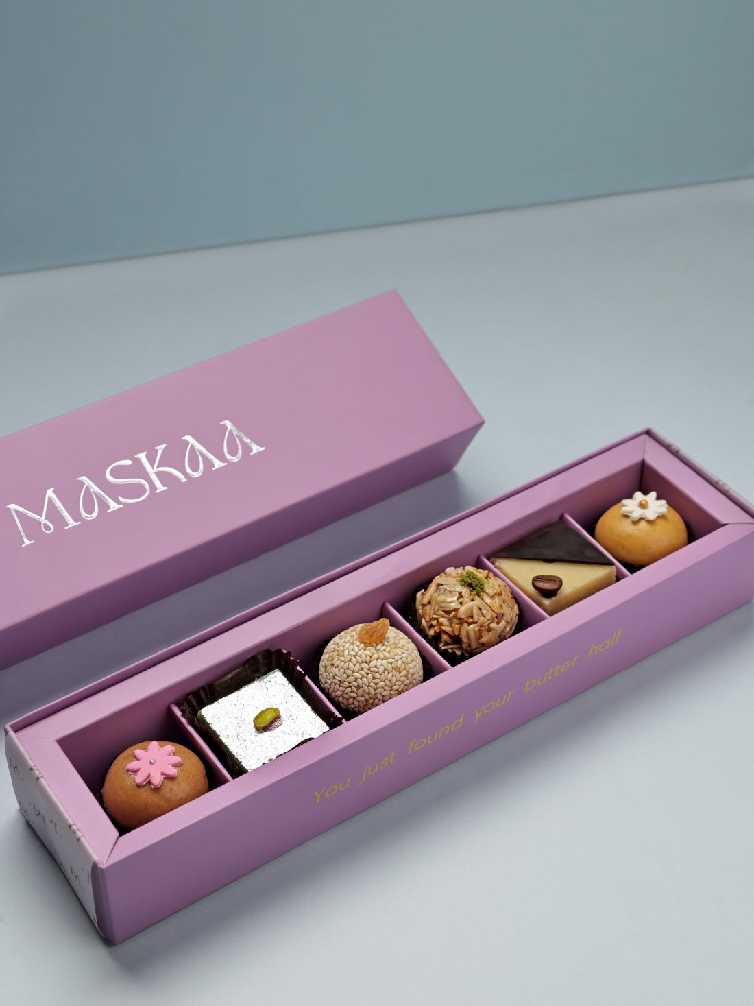 Everyday Indulgence Box of 6 Mithai (30 gms each)